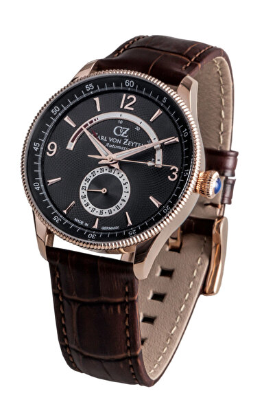 Carl Von Zeyten Ceas barbatesc Carl Von Zeyten CVZ0032RBK, automat, 42 mm, 5ATM