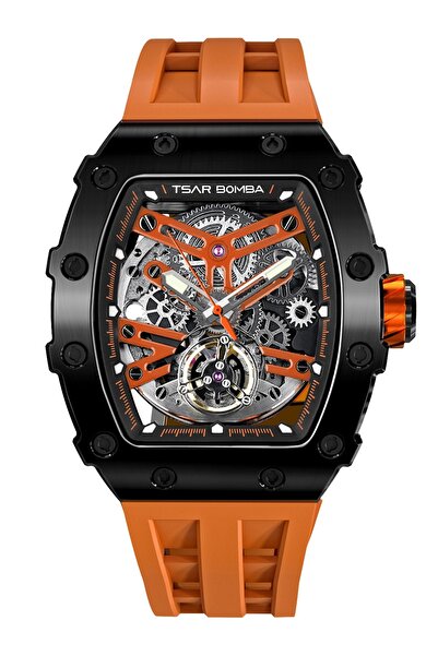 Tsar Bomba Ceas bărbătesc TB8208A-01, automat, 44mm, 5ATM