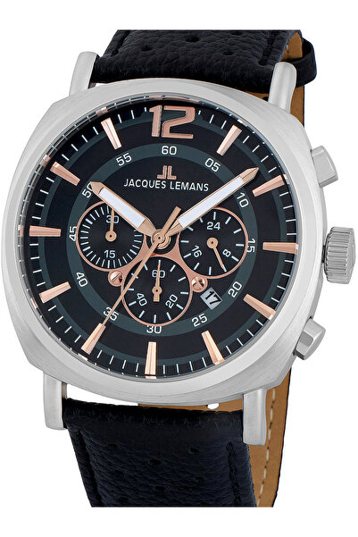 Jacques Lemans Ceas bărbătesc Jacques Lemans 1-1645I, cuarț, 46mm, 10ATM