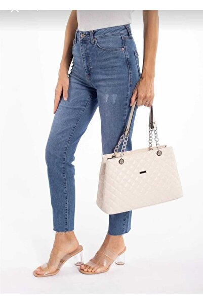 MAC&MOS Geantă cremă pentru umăr și mână pentru femei