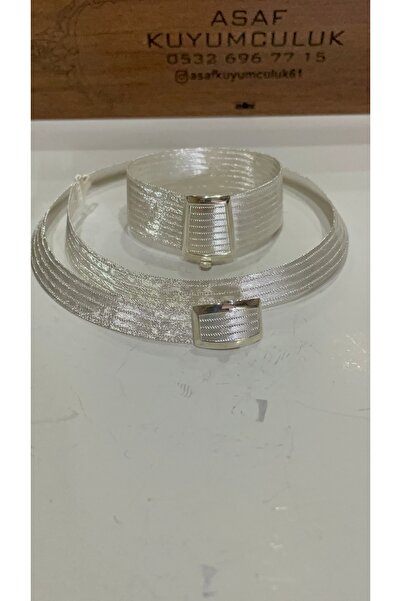 asaf kuyumculuk Trabzon Hasırı 9 Sıra Bileklik 5 Sıra Gerdanlık