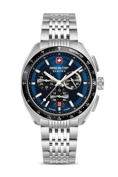 SWISS MILITARY HANOWA Ανδρικό ρολόι Swiss Military SMWGI0003303, χαλαζία, 41 ...