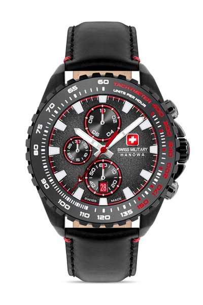 SWISS MILITARY HANOWA Ανδρικό Ρολόι Swiss Military SMWGC0001832, Quartz, 45mm...