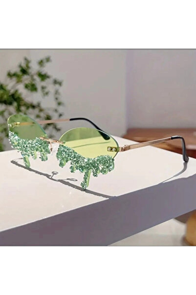 Store Green Stone Paeti Glasses