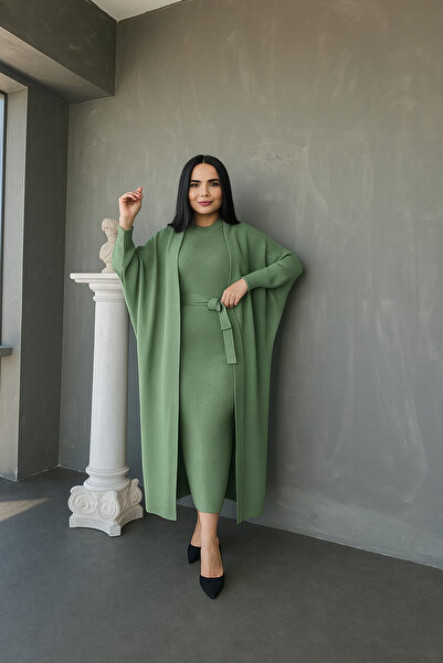 MAY MARA Women's 2-Piece Knitwear Set with Vest and Dress