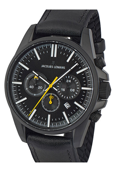 Jacques Lemans Mens Watch Jacques Lemans 1-2119B, Quartz, 44mm, 10ATM