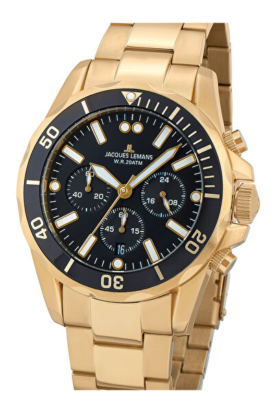 Jacques Lemans Ceas bărbătesc Jacques Lemans 1-2091J, cuarț, 44mm, 20ATM