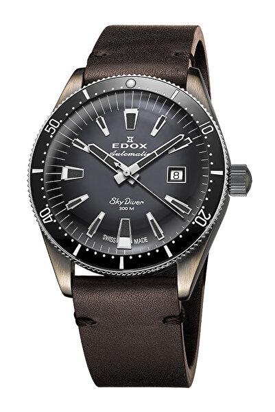 Edox Mens Watch Edox 80126-3VIN-GDN, Automatic, 42mm, 30ATM