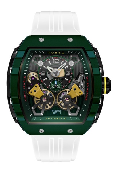 Nubeo Ανδρικό Ρολόι Nubeo NB-6100-03, Αυτόματο, 48mm, 5ATM