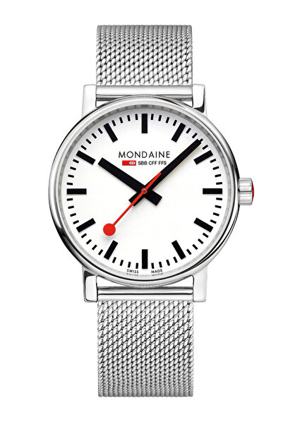 MONDAINE Ανδρικό ρολόι Mondaine MSE.40110.SM, Quartz, 40mm, 3ATM