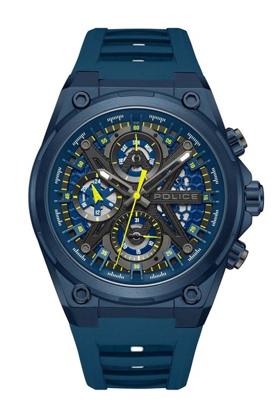 Police Mens Watch Police PEWGQ0054302, Quartz, 45mm, 5ATM