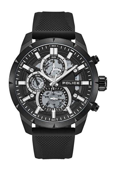 Police Ανδρικό Ρολόι Police PEWJQ0058703, Quartz, 45mm, 5ATM