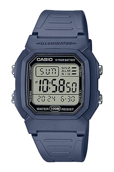 Casio Mens Watch W-800H-2AVES, Quartz, 37mm, 10ATM