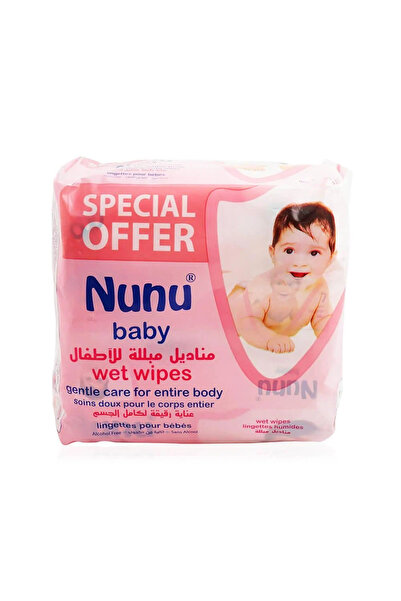 NUNU نونو مناديل مبللة للرضع 3×72 منديل عرض خاص