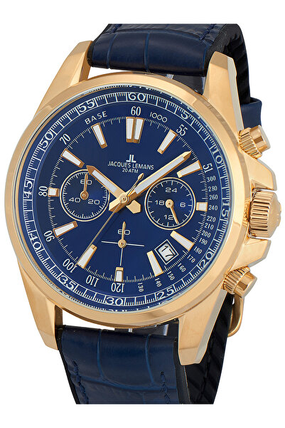 Jacques Lemans Ceas bărbătesc Jacques Lemans 1-2117G, cuarț, 44mm, 20ATM