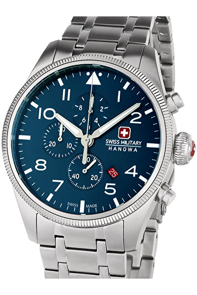 SWISS MILITARY HANOWA Mens Watch Swiss Military SMWGI0000403, Quartz, 43mm, 1...