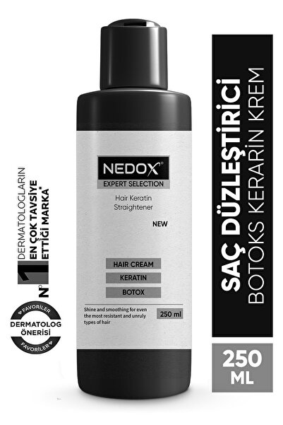 NEDOX Saç Düzleştirici,şekillendirici Keratin Botoks Krem 250 ml