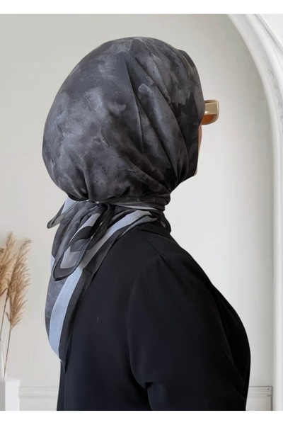 ESSLERA Bulut Desen Soft Eşarp Yumuşak Kayma Yapmaz