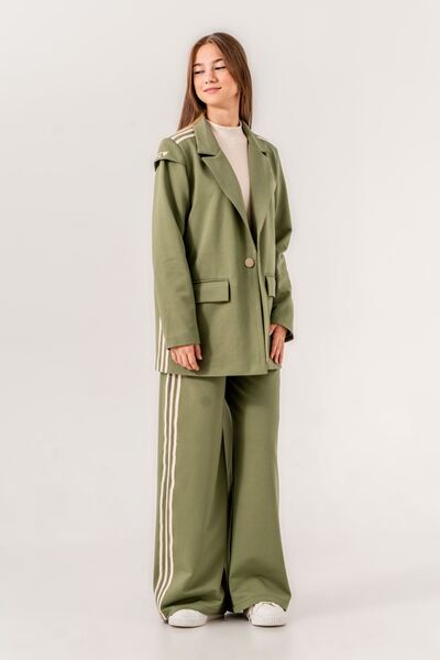 HAUSEkids 9-15 Yaş Royal Design Kız Çocuk Takım -Haki-