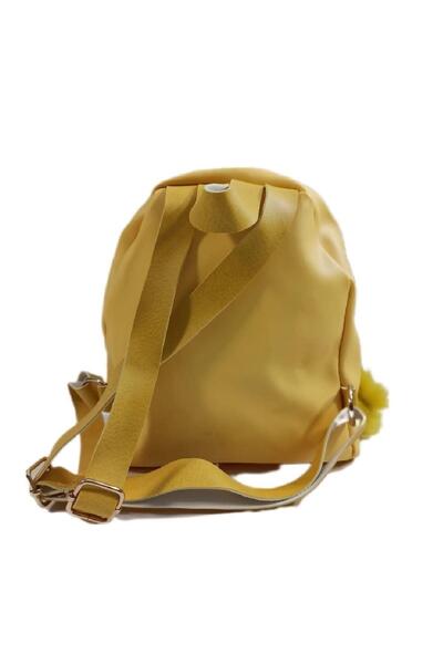 dinamik çocuk Kız Çocuk Işıklı Ponponlu Mickey Mouse Pullu Çocuk Sırt Çantası, Anaokulu Ve Gündelik Çanta