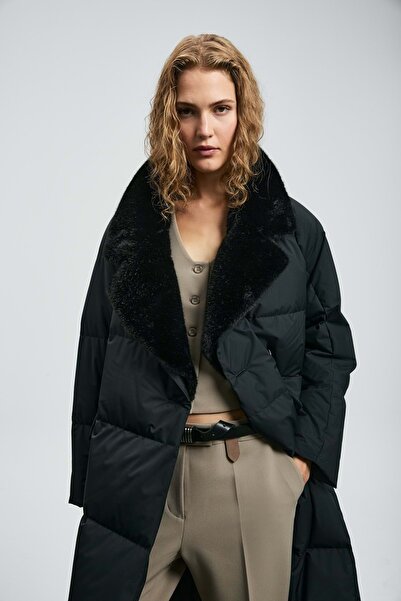 Lufian 122120048 Hermens Goose down Women's Coat Black