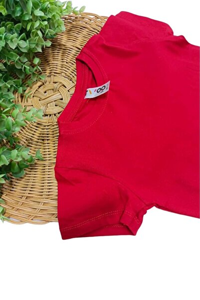 dinamik çocuk Girl - Lycra Short Sleeve Summer Bodysuit, Solid Color, Unprinted