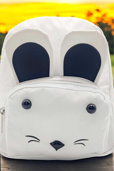 dinamik çocuk Unisex Children's Bag - with Cat and Figure, for Kindergarten Nursery