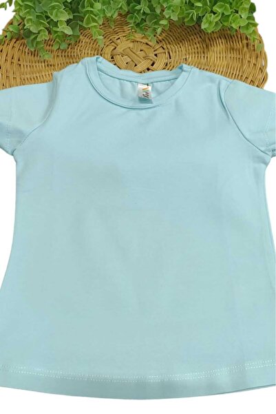 dinamik çocuk Дівчачий літній боді з коротким рукавом, еластичний, однотонний, без принта