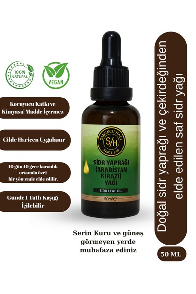 Sabuncu Hacı Es-sidre orijinal sidr sidir yaparağı yağı manevi terapi 50ml oil