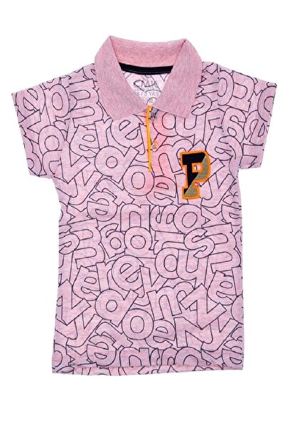 dinamik çocuk Μπλουζάκι με κοντό μανίκι με γράμματα για αγόρι πόλο