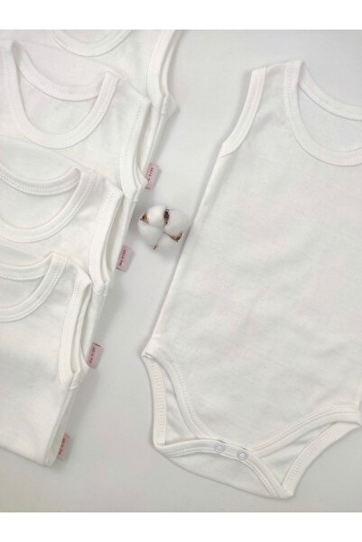 OMY 0-6 Years Crew Neck Snap Fastener Bodysuit - Bodysuit Undershirt, Baby Girl Boy Kids Set of 5 for Newborn Hospital Outlet