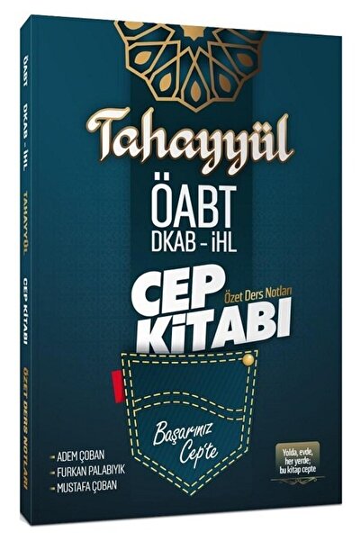 Tahayyül Yayınları Tahayyül ÖABT Din Kültürü ve Ahlak Bilgisi Cep Kitabı Özet...