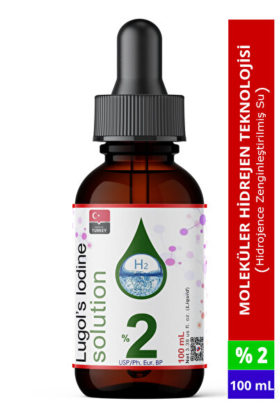 Dolar Kimya Lugol Çözeltisi %2 | 100 Ml | Cam Damlalıklı Şişe (Pharma Grade L...