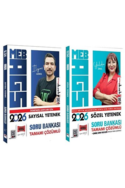 Yargı Yayınları Yargı 2026 MEB-AGS Sayısal + Sözel Yetenek Soru Bankası 2 li ...