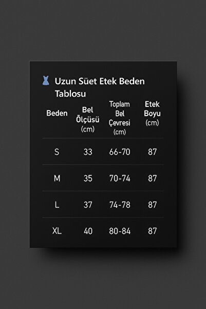 Ozy Fashion Kadın Süet Lacivert Renk Kloş Etek