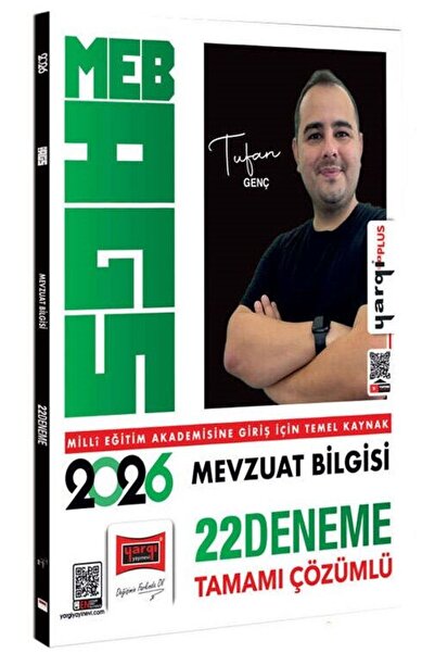 Yargı Yayınları Yargı 2026 MEB-AGS Mevzuat Bilgisi 22 Deneme Çözümlü - Tufan ...