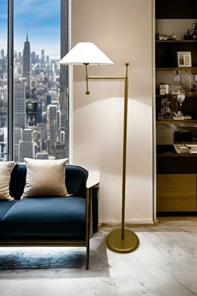 BSA LIGHTING VİTRA ESKİTME TEKLİ LAMBEDER (KREM ABAJURLU)KULLANIM ALANI ;OTURMA ODASI, YATAK ODASI