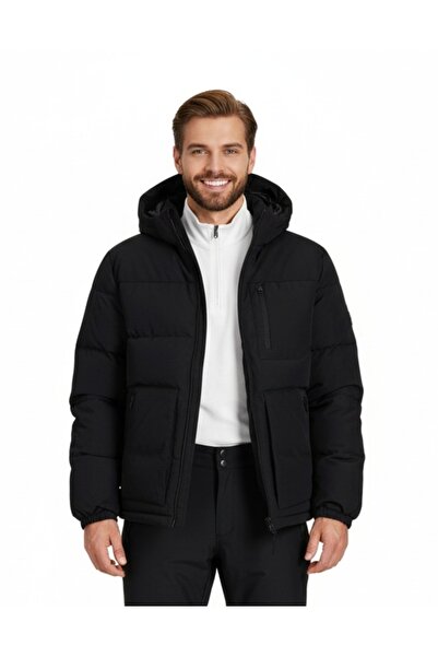 Jack & Jones Erkek Kapüsonlu Fermuarli Puffer Mont - Otto