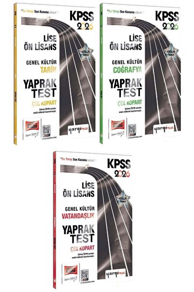 Yargı Yayınları Yargı 2026 KPSS Lise Ön Lisans Tarih + Coğrafya + Vatandaşlık...