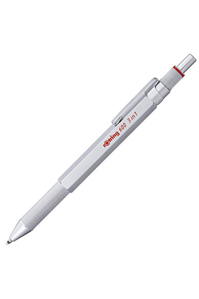 Rotring Multipen Üç Fonksiyonlu Kalem Krom 600