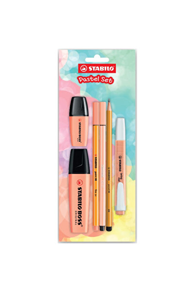 Stabilo Fosforlu Kalem Tek Renk Pastel Set 6 Lı Turuncu 70/126-6