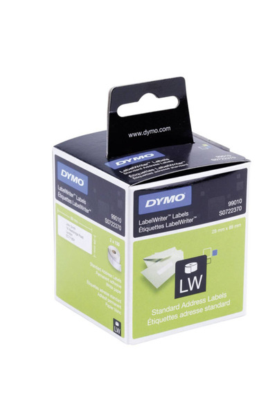 Dymo Ετικέτα Witer Περιγραφή ετικέτας 260 Lİ 89x28 MM Λευκό 99010 S0722370