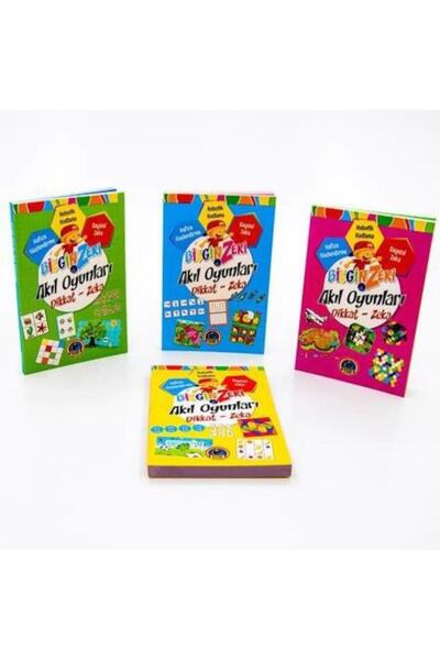 Karatay Yayınları ألعاب ذكاء المعلومات 4E مع سلسلة ذكاء 4 قطع كاراتاي