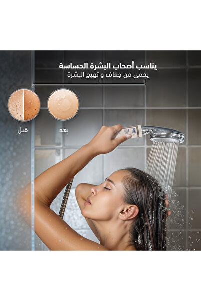 SHIFT Filter First Edition Baby Powder Scent Family Shower Head Filter Maintains Healthy Hair and Skin