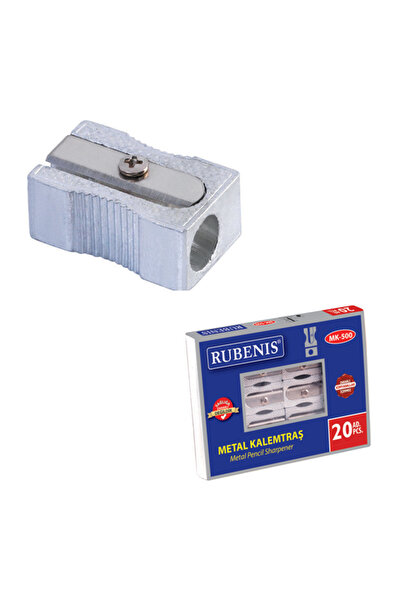 Rubenis Pencil Sharpener Metal Angled Mk-500 (1 Pack of 20)