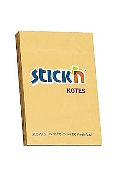 Gıpta Hopax Stickn lepljivi papir za beleške 76x51 pastelna dinja unutra (12 ...