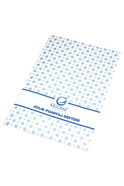 Gülpaş Aylık Puantaj Defteri Büyük 126 (24 adet)
