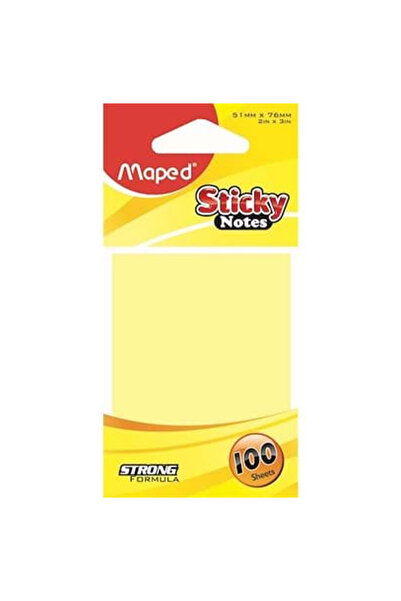 Maped ورق ملاحظات لاصق 100 قطعة 51×76 لون متنوع 758410