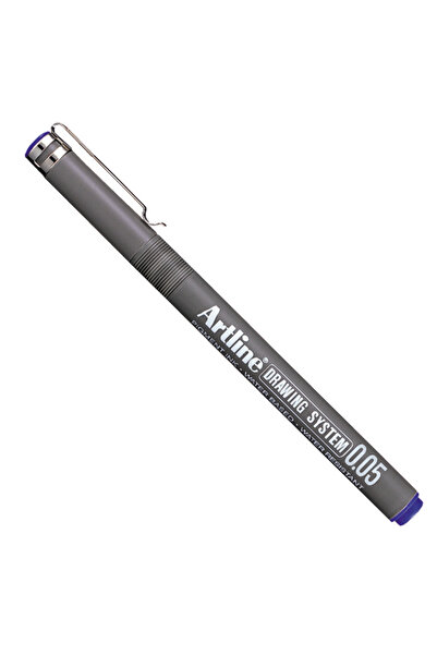 artline قلم رسم 0.05 ملم 12 قطعة أزرق EK-2305