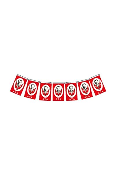 Vatan Paper Flag with Drawstring 50 Pcs Small Vt808